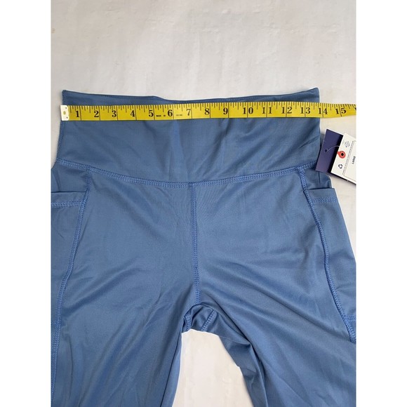 Champion Authentic Athletic wear Moisture Wicking Leggings Size Large Blue - Picture 9 of 9